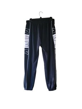 PINK Black and White Jogger Sweatpants M